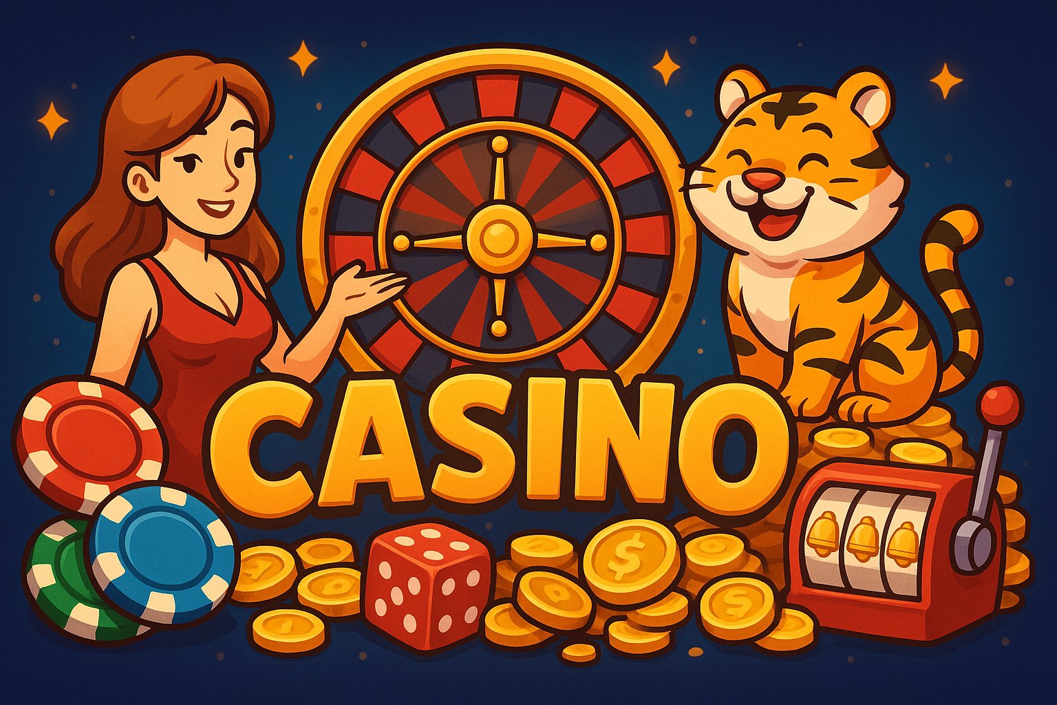 Baccarat and blackjack table games in the Casuno casino section